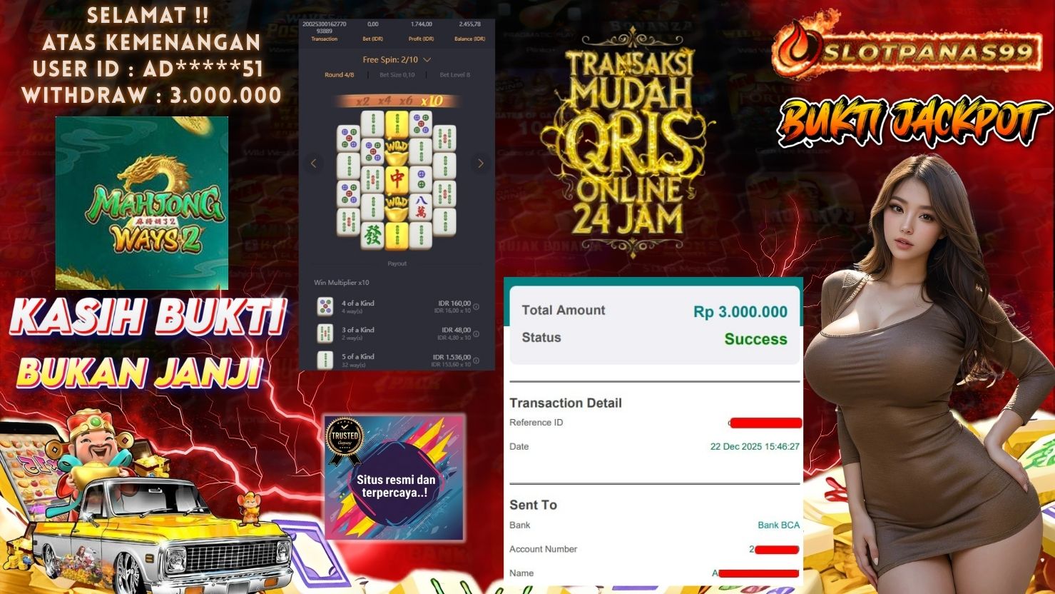 SLOTPANAS99 JACKPOT SLOT MAHJONG WAYS 2
